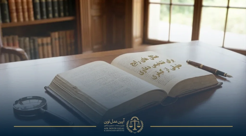 مثال های رایج برای تشخیص دعاوی حقوقی از کیفری