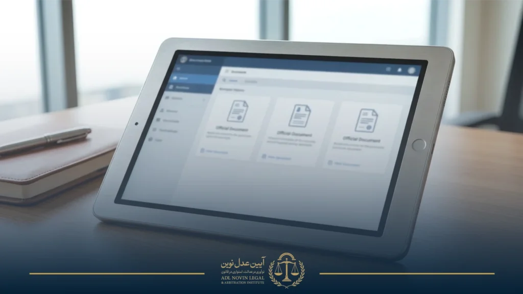 سامانه ابلاغ الکترونیکی قضایی